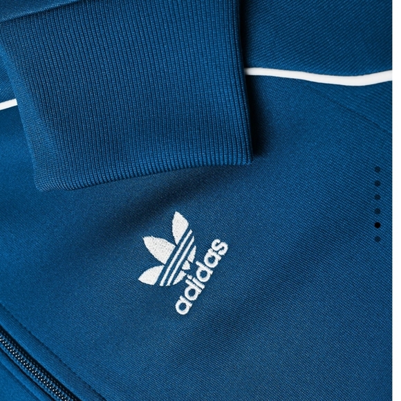 Adidas Originals SST Men's Tracksuit 2pc Legend Marine Sz Med DV1513 DV1517 - Picture 14 of 15